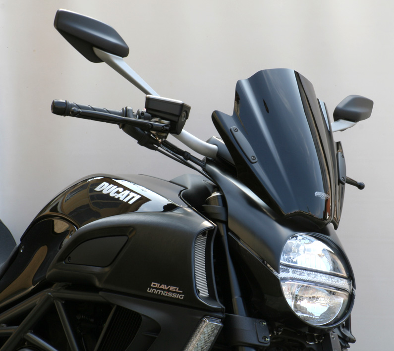 DIAVEL 1200 - Racing-Screen for Naked-Bikes "RNB"