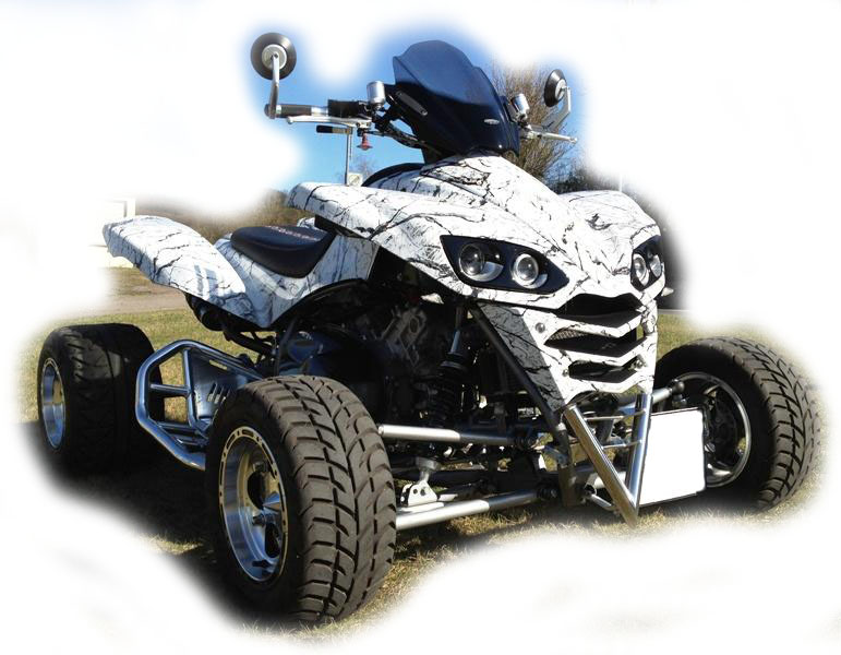 KFX 700 - Racing-Screen for Naked-Bikes "RNB"